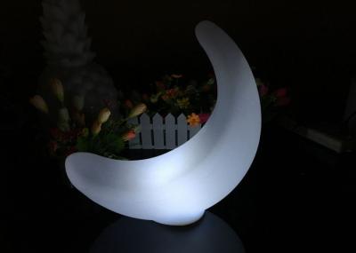 Battery Operated  Smile Led Moon Lights , Large Half Moon Night Light For Party