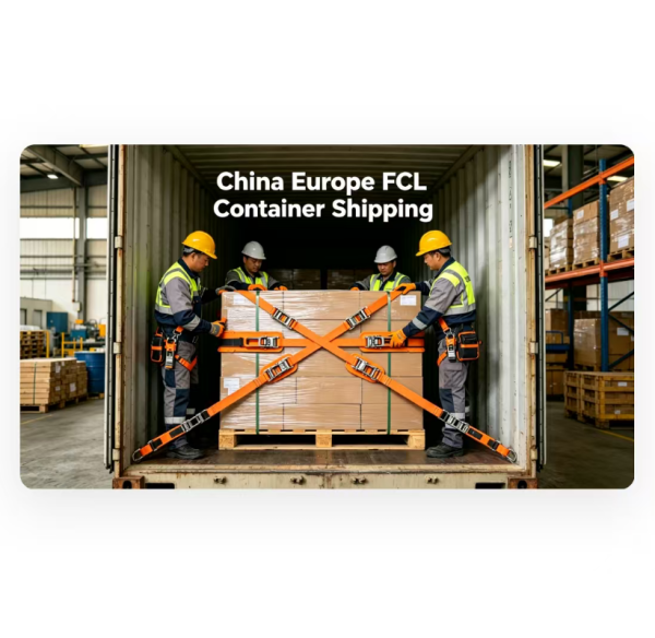 Sea Freight China To Europe FCL Container Shipping for General Cargo