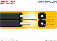Modo único G657A 2fo 2 FRP Fibra óptica plana de 8 figuras FTTH