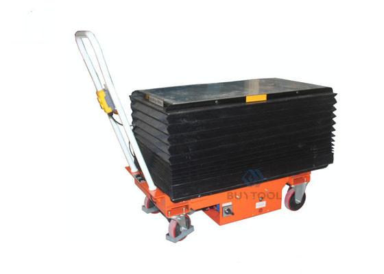 Mobile Electric Scissor Lift Table With Skirt Mobile Elevator Lift 1010x520mm