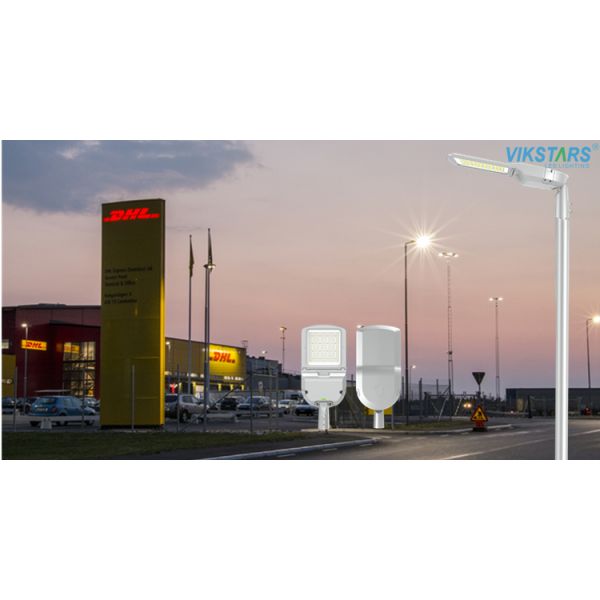 6000K Outdoor LED Street Lights 30w 120w 180w 250w 320w With Street Lighting Poles
