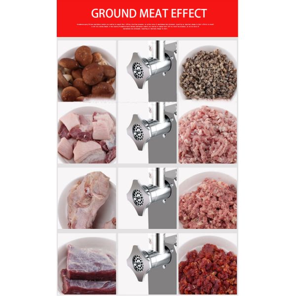 машина ISO9001 Slicers мясорубок нержавеющей стали 800W электрическая