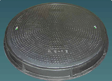 High-Strength SMC Power Manhole Cover with Rubber Seal & ISO9001 Approval (