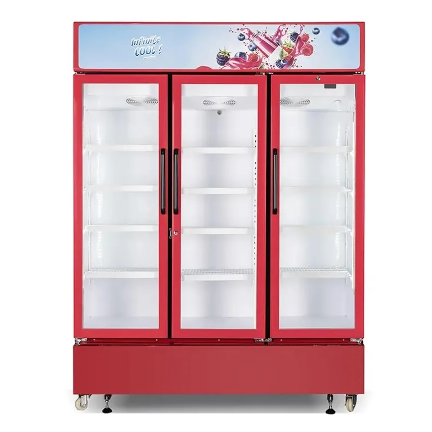 1000 Liters Chinese Suppliers Custom Freezer No Frost Upright Freezing Showcase Fridge Sc-1140