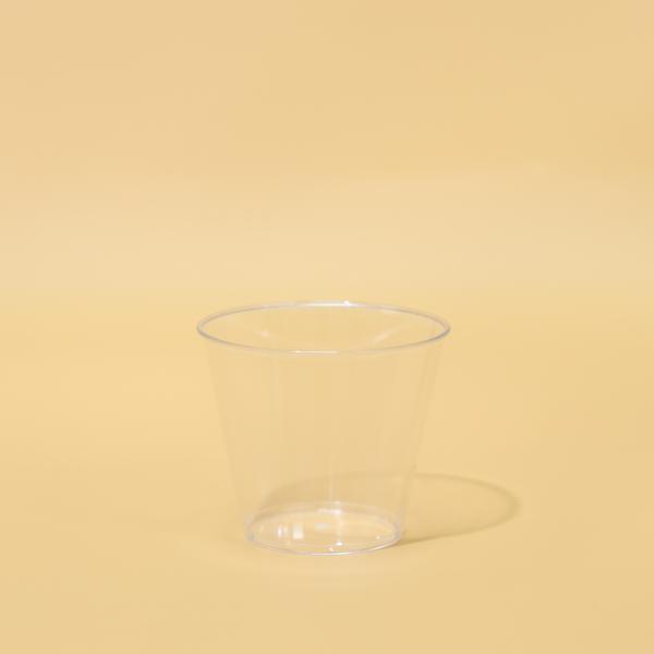 150ml FDA Transparente PS copos de plástico com durabilidade SGS Certificado para suco