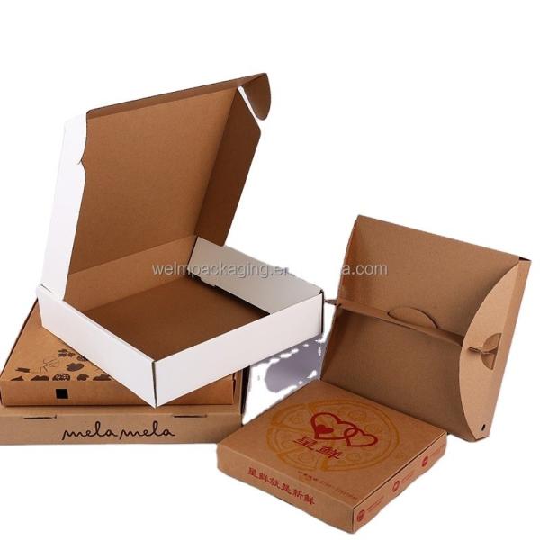 ODM Reutilisable vide 18x18 boîte à pizza papier ondulé