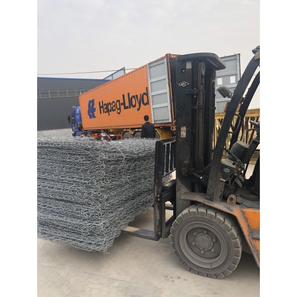 Hot Dipped Galvanized Gabion Basket Mesh 2.7mm 3.0mm 3.2mm 3.7mm 4.0mm Wire Diameter