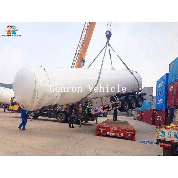 Механическая тележка смесителя трейлера смесителя цемента 43m3 подвеса 40ft