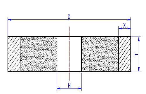 Ceramic Bond  Diamond Grinding Tools High Efficiency For Hard Alloy Grinding