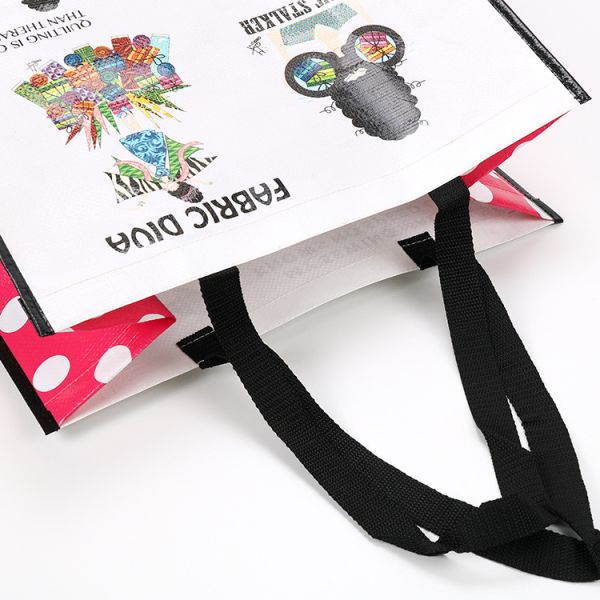 Promotional Heavy Duty Printing Laminated PP Woven Shopping Bag