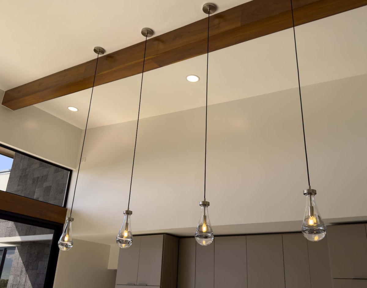 Brass Raindrop pendant light for kitchen bedroom side pendant lamp