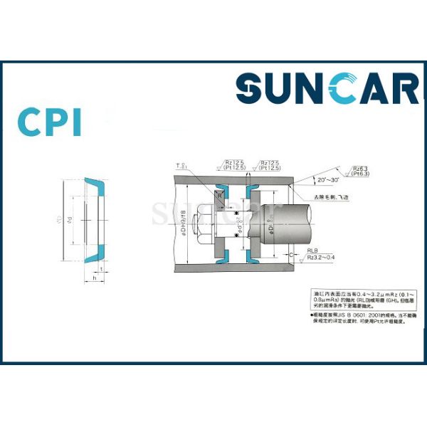 Piston Seal CPI Oil Seal Hydraulic Cylinder Seals