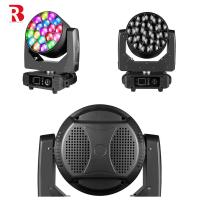 Luz de palco 19pcs*15w RGBW Zoom Eye LED Moving Head Dmx Pixel Para Decoração de Casamento Dj