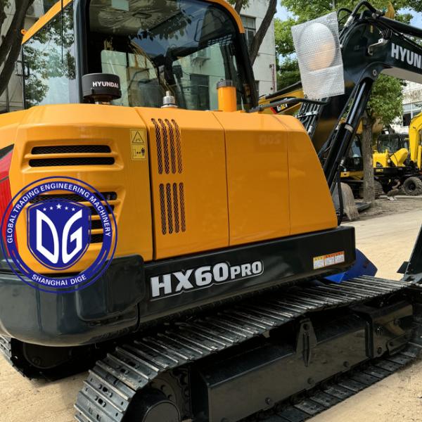 Hyundai HX60 6ton Crawler Excavator Moving Type Crawler Newest Model Available