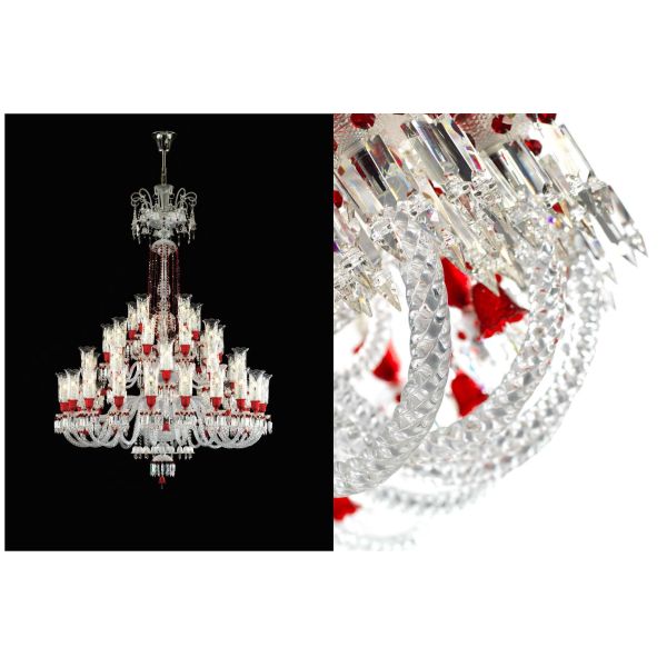 Прозрачные или красочные индивидуальные креативные стеклянные люстры Современные люстры для высоких потолков