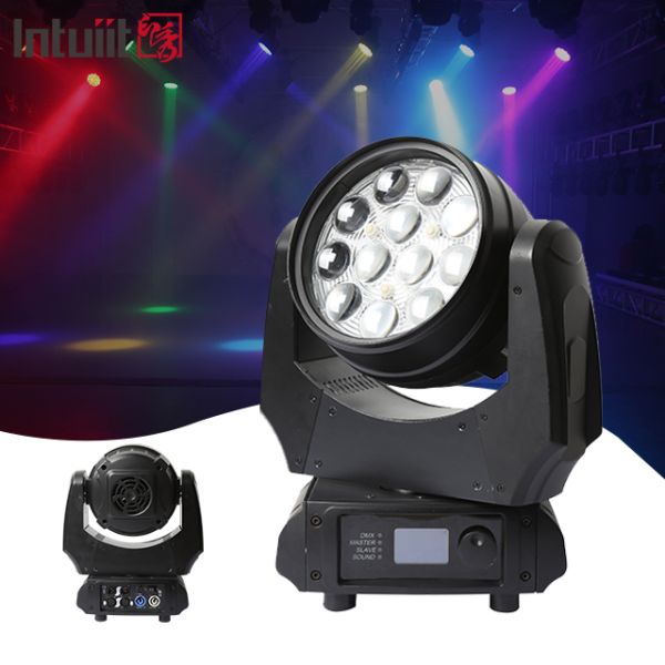 Led Wash Par 4In1 12X10W Zoom Rgbw Led Wash Moving Head Light для дискотеки