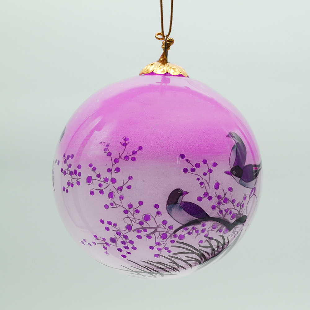 Chinese Traditional Inside Hand-made Customized Crystal Christmas Ornament Ball for Decoration