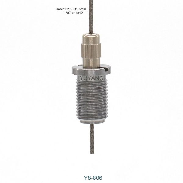 Knob Type Adjustable Cable Gripper 1.5mm Wire Rope Gripper For Lighting