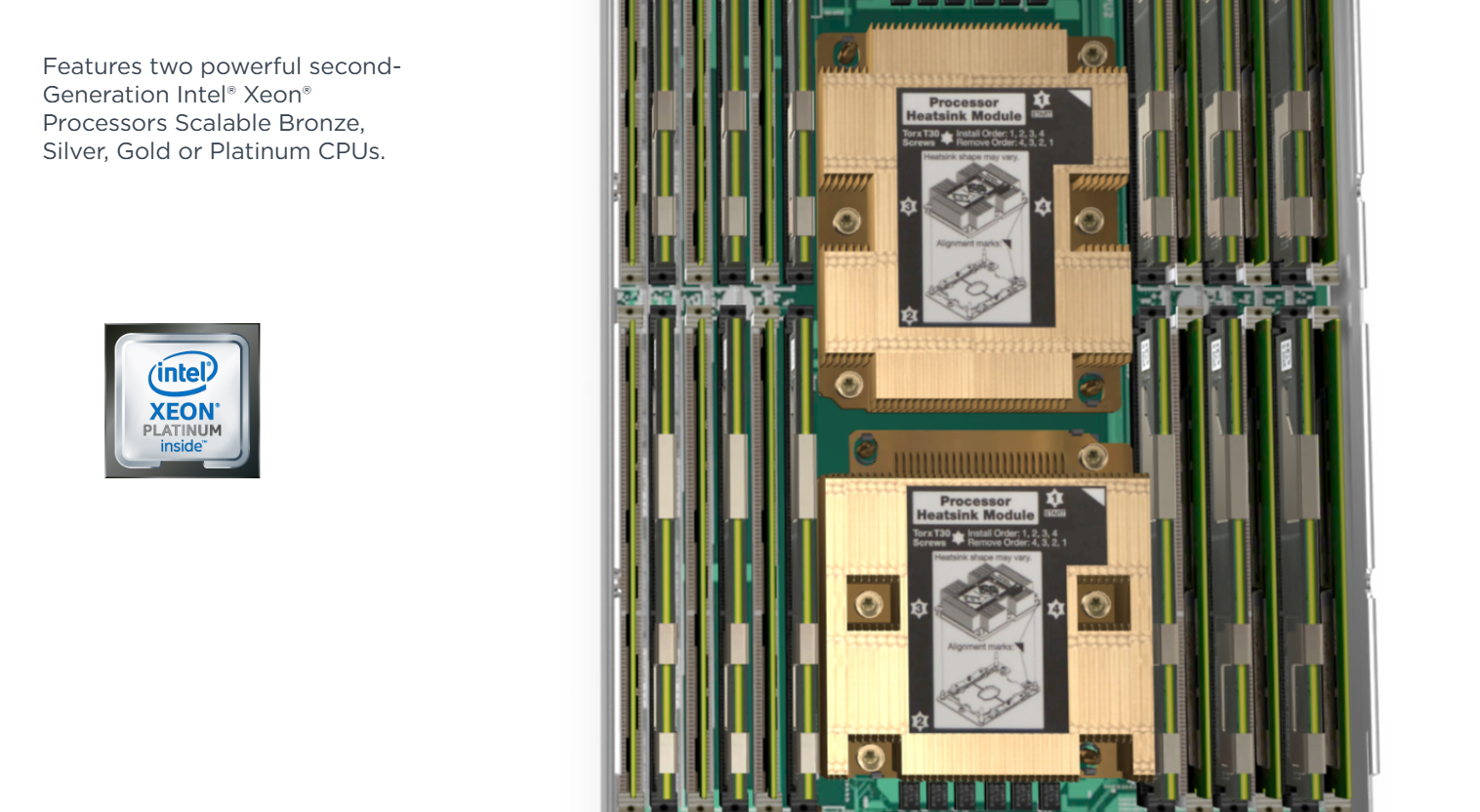 Половинный регулятор XClarity сервера Lenovo ThinkSystem SN550 лезвия высоты