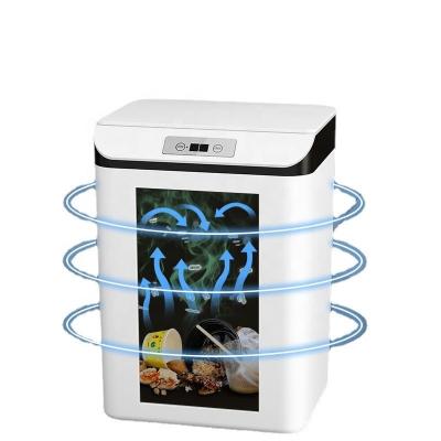 Intelligent Inductive Household Bedroom Living Room Toilet Toilet with Cover Creative Automatic Electric Induction Garbage Can