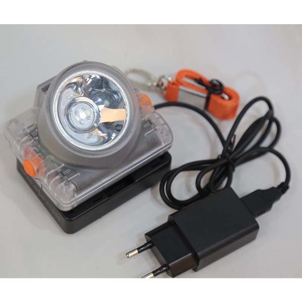 KL6LM ATEX Approved Rechargeable Mine Lamp 15000Lux Digital Cordless Mining Cap Lamp