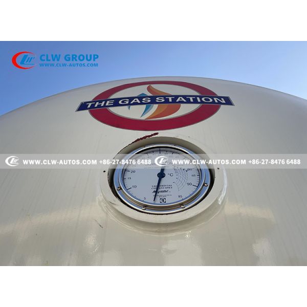 LPG 3 Axle Tank Semi Trailer LPG Transport Propane Trailer 25 Ton 50CBM