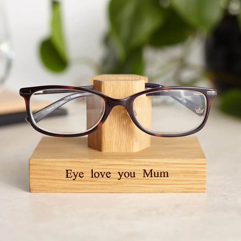 Wooden Eyeglass Frame Birthday Gift Retro Bracket Creative Decoration