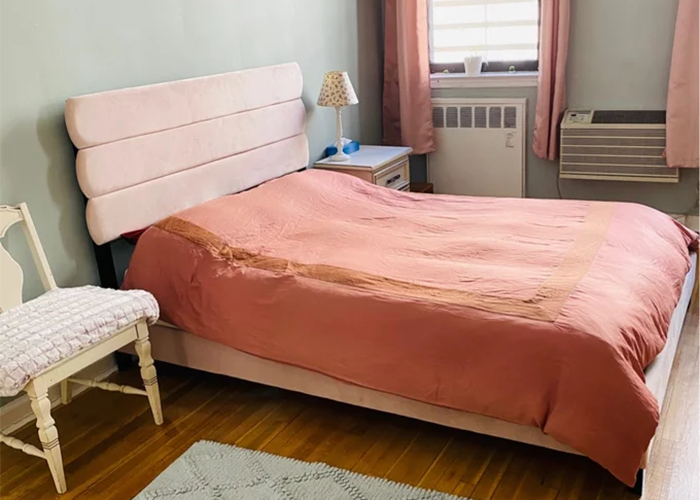 Simple Stitching Tall Upholstered Bed Overall disassembly / assembly