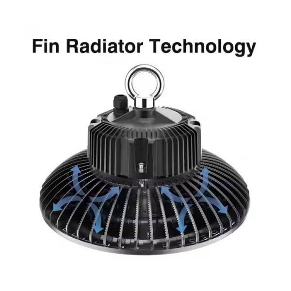 100W UFO LED High Bay Light Water Resistant Industrial High Bay LED Lights 3kg