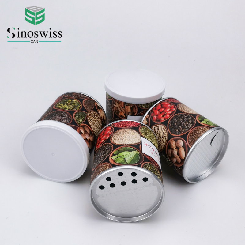 Reusable Cardboard Tubes For Packaging Salt Sesame Sugar Spice Paper Container