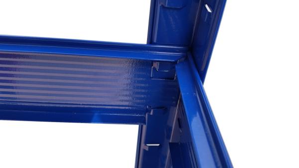 Industrial Boltless Shelving System , Heavy Duty 4 Tier Metal Shelving Unit