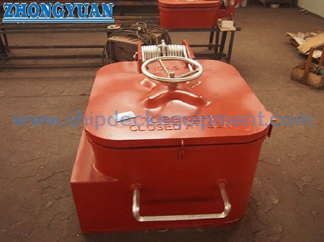 Square Quick-Acting Watertight Hatch Cover with Handwheel for Ship Access Openings | CB/T 3842 Type B
