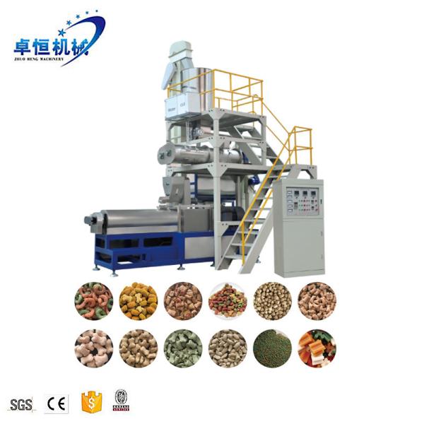 Moteur 35kw industriel alimentation sèche pour animaux de compagnie pour chiens coulant alimentation flottante pour poissons extrudeuse mélangeur machine de transformation
