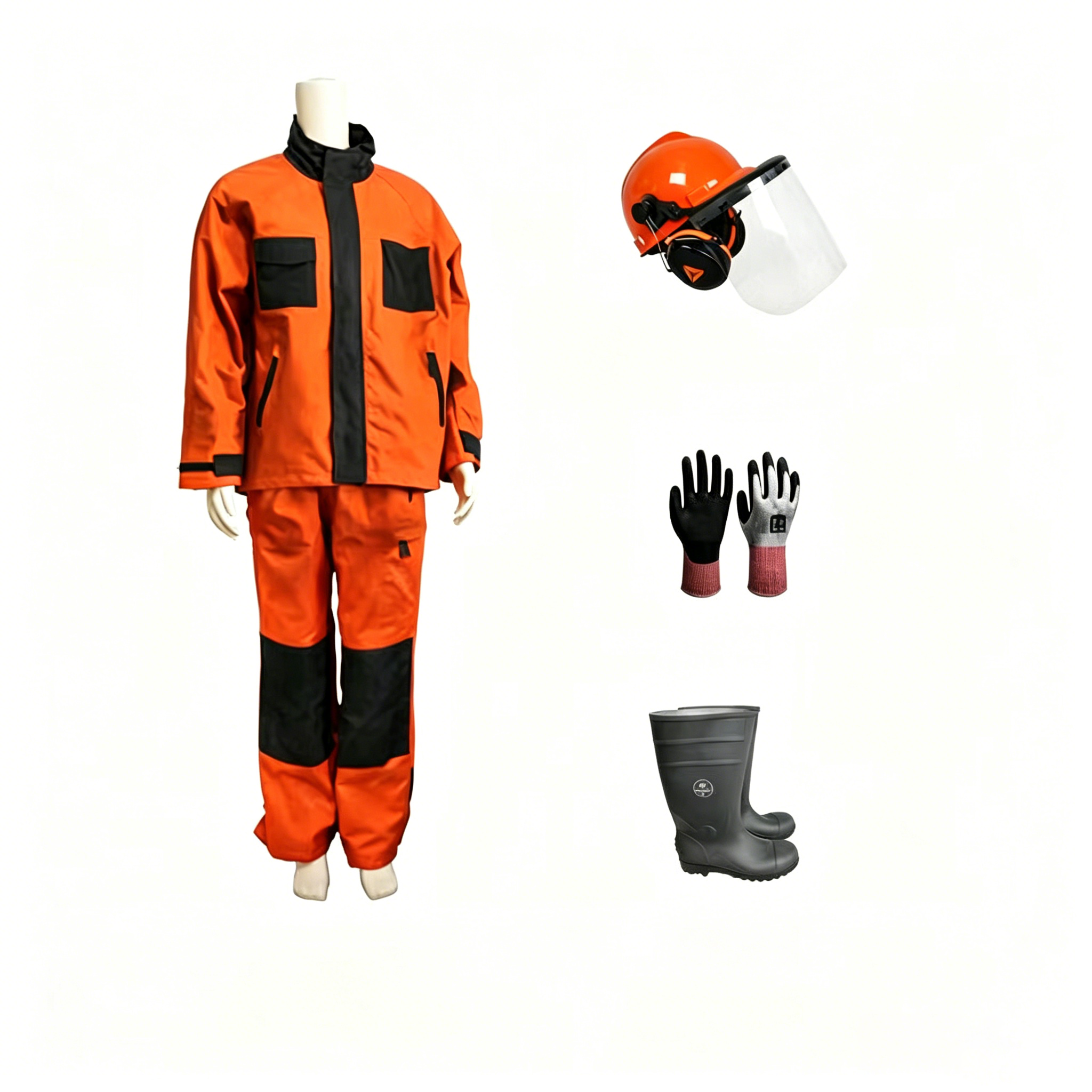 High Strength Pressure Washing Protective Clothing Adjustable Protective Safety Clothing Waterproof