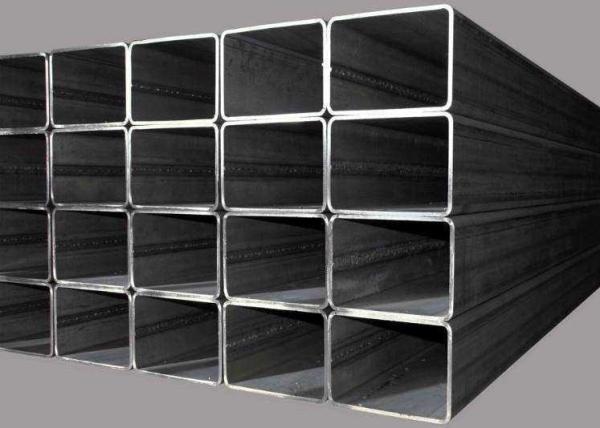 Black Hdg X56 Erw Rectangular Steel Tube Welded 12m Length
