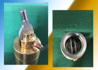Valves en laiton faites sur commande de cylindre de l'acier Fm200 avec le déclencheur manuel