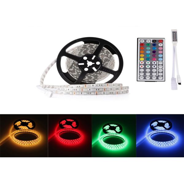 PCB RGB Led Flex Strip Rope Light , Led Adhesive Tape Light Low Voltage Copper