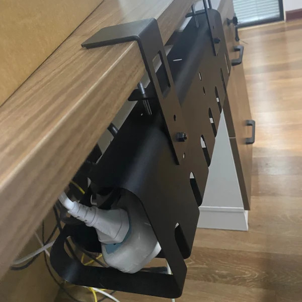Cable Management System with this Desk Cable Wire Organizer and Storage Holders Racks