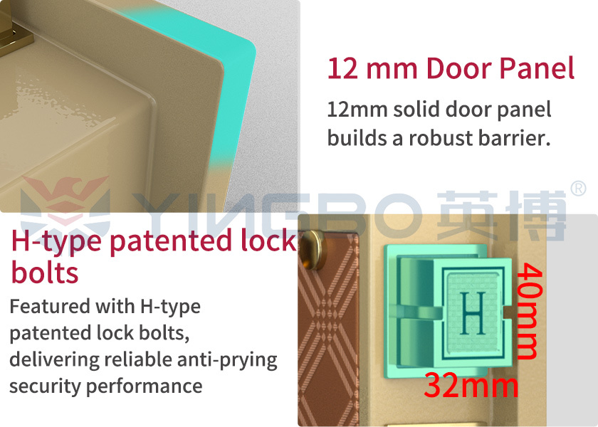 Hidden Safe Box Office Safe Box Electronic Digital Safe Hotel Safety Deposit Box