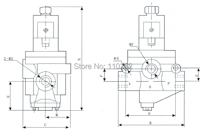 Válvula electromagnética neumática K23JD-10W 3/8