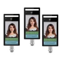 Machine terminale d'assistance de balayage d'oeil d'un caractère en colonne de reconnaissance des visages de porte d'Android de 7 pouces