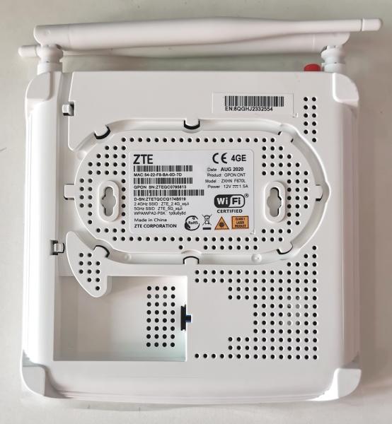 1.244 Gbps 5g GPON ONT ZTE Dual Mode Fiber Cat ZXHN F670L 4ge+ Dual Band