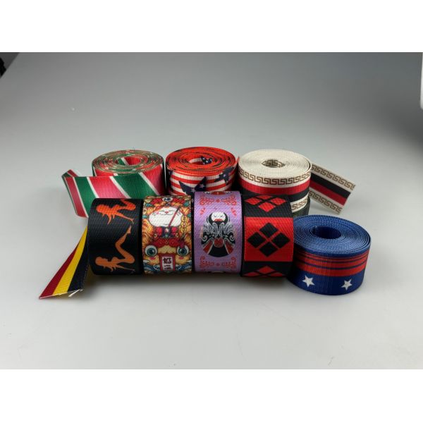 CCC Certificate Seat Belt Webbing with 3500mm Rolling Capacity and Colorful Polyester for Auto Spare Parts
