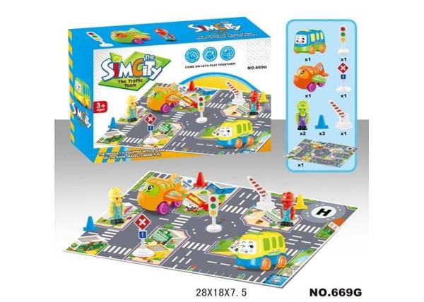 Pretend Play Kids Toy Vehicles Push And Go Friction Powered Car Toys