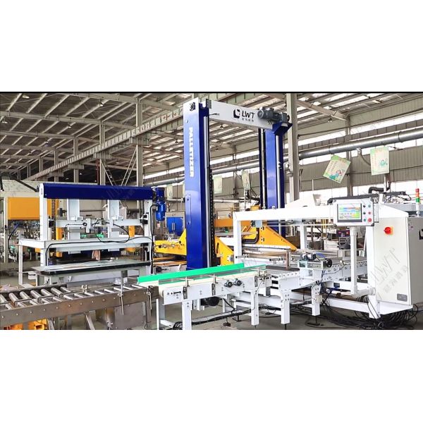 Caja automática de barril de bandeja de caja de cartón de embalaje de la máquina paletizador