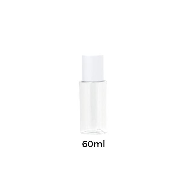 Custom PET Plastic Cosmetic Bottle 80ml with Screw Cap