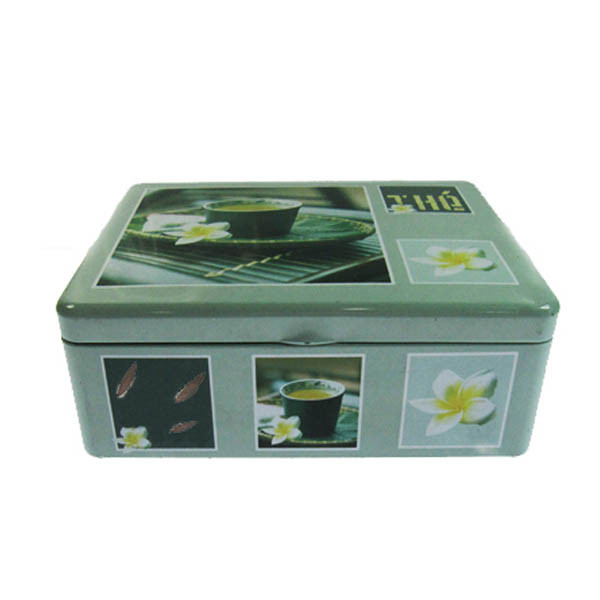 Square Tea Tin Box Tea Storage Tins Vintage Tea Tins Tinplate Pack Metal Box Tea Tin