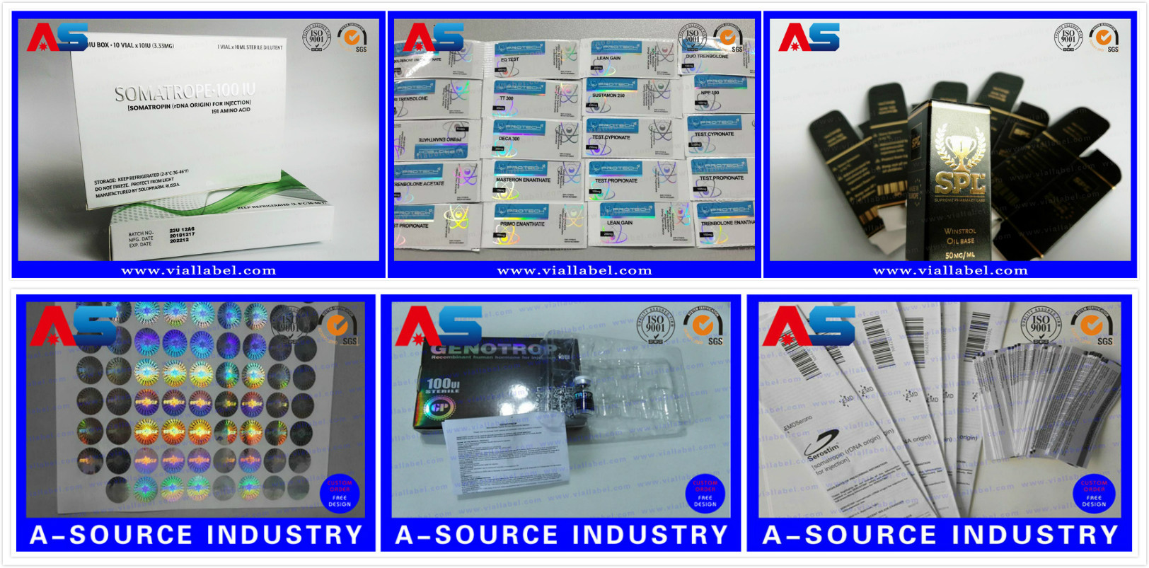 Изготовленная на заказ коробка фармацевтической упаковки для пробирок 10pcs 2ml Amp с пластиковыми подносами