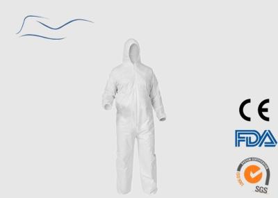 Type 5 / 6 Disposable PPE Coveralls Eco Friendly SMS Material 175 * 135CM