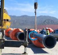 Floatador de tuberías de HDPE flotante con resistencia a los rayos UV y a los impactos Buena flexibilidad Revestimiento de espuma PU